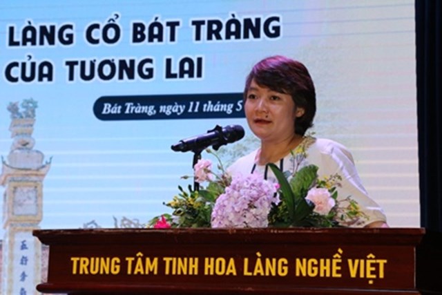 Ảnh: Tiến sĩ Nguyễn Thị Thu Trang - Chuyên gia nghiên cứu về bảo tàng sinh thái