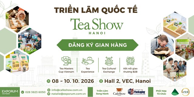 Tea Show Hanoi 2026: Điểm hẹn tái định hình vị thế trà Việt trên bản đồ F&amp;B - Ảnh 1