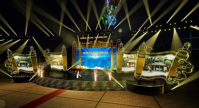 Sân khấu Festival Chí Linh - Hải Dương 2023 (Ảnh phối cảnh 3D)