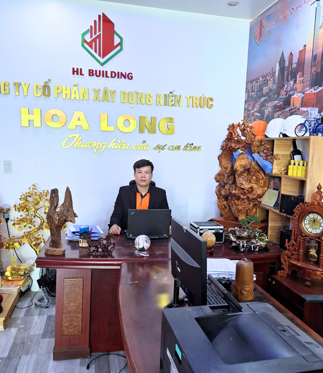 &Ocirc;ng Lưu Văn Độ - TGĐ Cty Cổ Phần XD Kiến tr&uacute;c Hoa Long