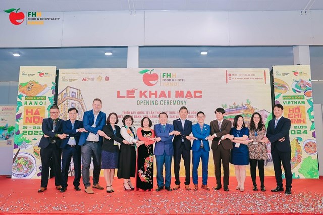Food &amp; Hospitality Hanoi lu&ocirc;n vinh dự nhận được sự quan t&acirc;m, hỗ trợ từ c&aacute;c hiệp hội, bộ, ban ng&agrave;nh trong v&agrave; ngo&agrave;i nước (Ảnh: Food &amp; Hospitality Hanoi 2023) &nbsp;