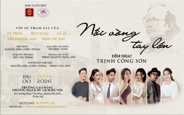 Đêm nhạc Trịnh Công Sơn “Nối Vòng Tay Lớn” có sự tham gia của gần 20 Đại sứ quán và cơ quan ngoại giao - Ảnh 1