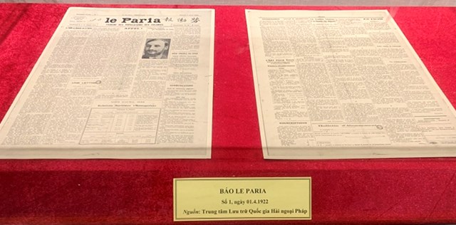 Bảo t&agrave;ng B&aacute;o ch&iacute; Việt Nam trưng b&agrave;y chuy&ecirc;n đề &ldquo;100 năm b&aacute;o Le Paria (01/4/1922 &ndash; 01/4/2022)&rdquo; &nbsp;