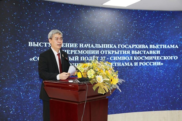 Cục trưởng Cục Văn thư v&agrave; Lưu trữ nh&agrave; nước Đặng Thanh T&ugrave;ng