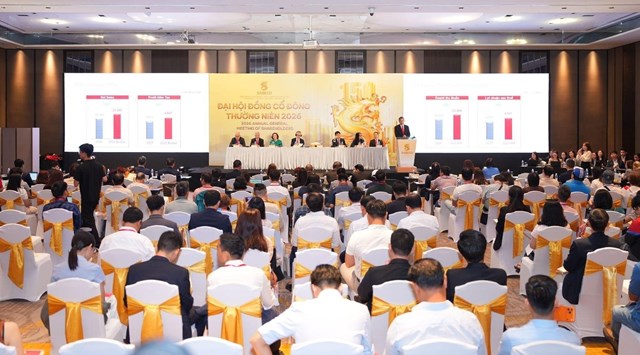 To&agrave;n cảnh ĐHĐCĐ thường ni&ecirc;n 2026 của Sabeco