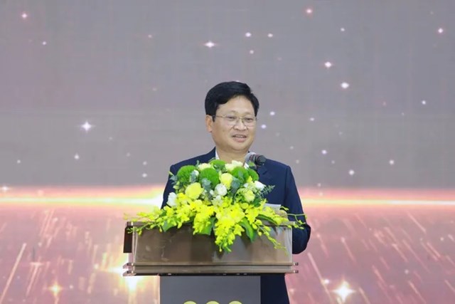 &Ocirc;ng Nguyễn Khắc Lịch, Cục trưởng Cục C&ocirc;ng nghiệp C&ocirc;ng nghệ th&ocirc;ng tin ph&aacute;t biểu tại buổi lễ