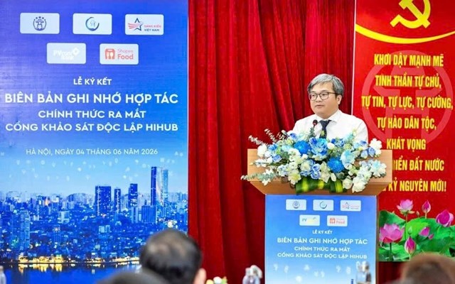 Ph&oacute; Chủ tịch UBND TP H&agrave; Nội Trương Việt Dũng ph&aacute;t biểu tại sự kiện.&nbsp;