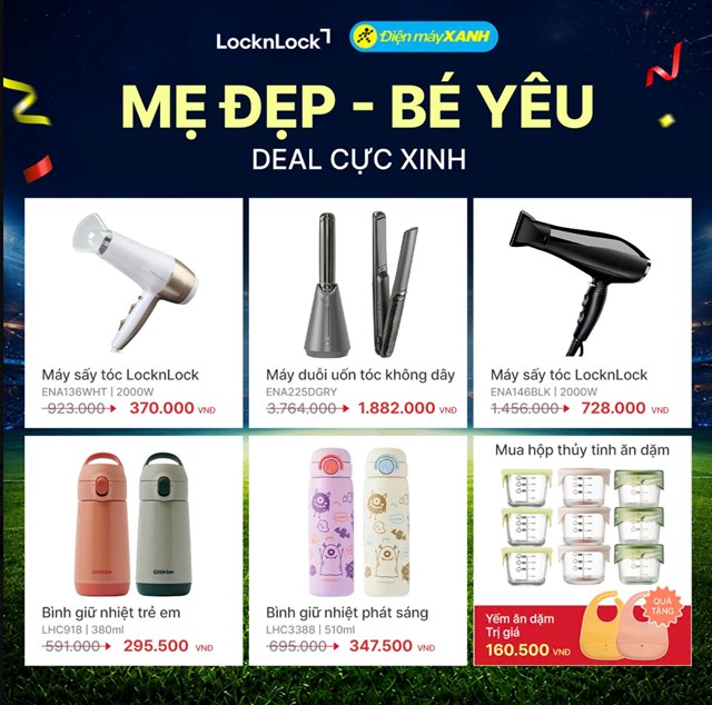Hơn 200 sản phẩm LocknLock đồng loạt ưu đãi đến 50% tại Điện Máy Xanh - Ảnh 3
