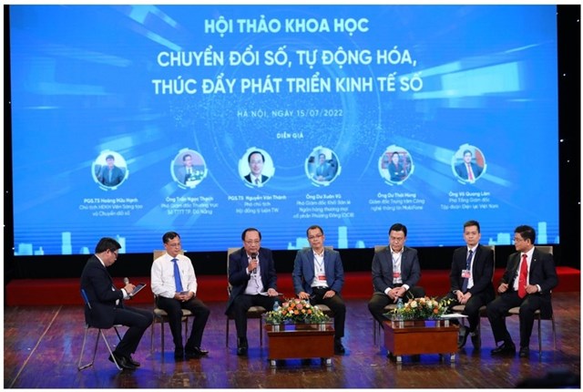 Hội thảo khoa học &ldquo;Chuyển đổi số, tự động h&oacute;a, th&uacute;c đẩy ph&aacute;t triển kinh tế số&rdquo;