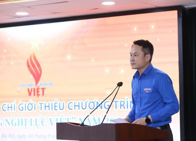 Anh Nguyễn Kim Quy ph&aacute;t biểu tại chương tr&igrave;nh &nbsp;