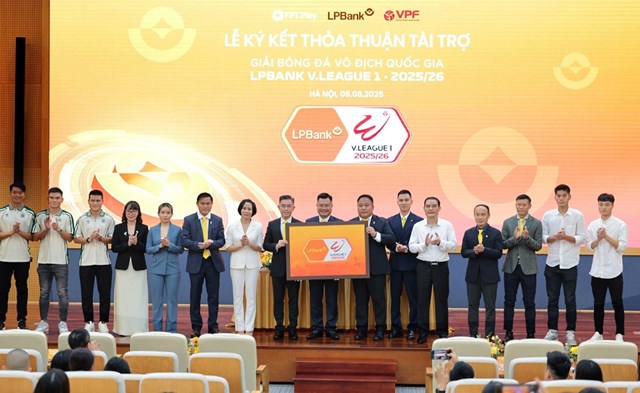 Ban tổ chức đ&atilde; c&ocirc;ng bố nhận diện thương hiệu mới cho V-League 2025/2026 &nbsp;