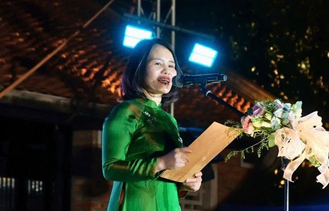 TS. Đường Ngọc H&agrave; - Ph&oacute; Gi&aacute;m đốc Trung t&acirc;m Hoạt động VHKH Văn Miếu - Quốc Tử Gi&aacute;m, Ph&oacute; Trưởng ban Tổ chức cuộc thi.