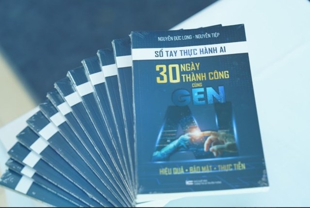 Cuốn s&aacute;ch &ldquo;Sổ tay Thực h&agrave;nh AI - 30 ng&agrave;y th&agrave;nh c&ocirc;ng c&ugrave;ng GenAI &nbsp;