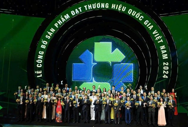 Lễ c&ocirc;ng bố sản phẩm đạt Thương hiệu Quốc gia Việt Nam 2024. &nbsp;