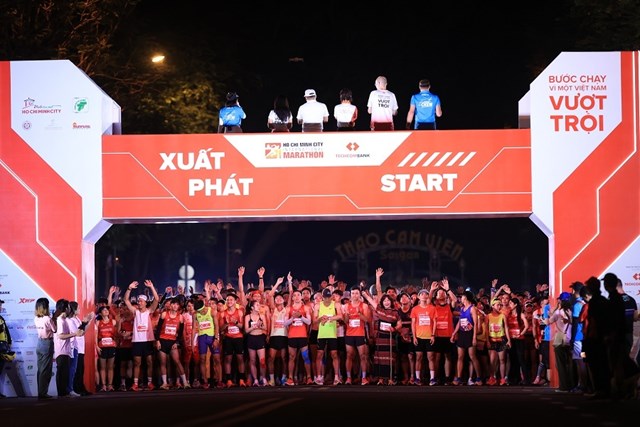 Giải Marathon Quốc tế Th&agrave;nh phố Hồ Ch&iacute; Minh Techcombank M&ugrave;a thứ 6 &nbsp;