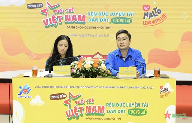 Ban tổ chức thông tin về chương trình “Tuổi trẻ Việt Nam - Rèn đức luyện tài, dẫn dắt tương lai”