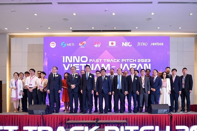 Lễ trao giải Chương tr&igrave;nh &ldquo;Inno Vietnam - Japan Fast Track Pitch 2023&rdquo; &nbsp;