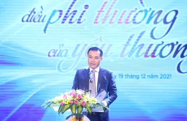 Anh Nguyễn Hải Minh ph&aacute;t biểu tại chương tr&igrave;nh