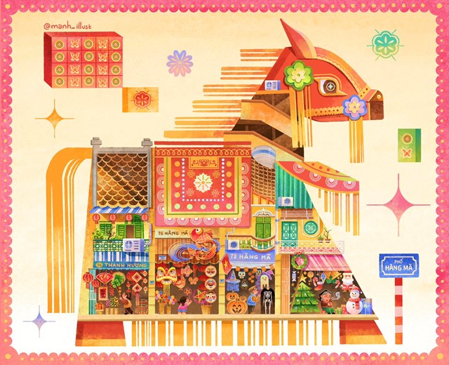 “Vẽ Con Ngựa”: Triển lãm nghệ thuật khởi động không khí Tết Bính Ngọ 2026 - Ảnh 3