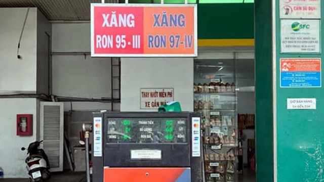 Xăng RON 97 được b&aacute;n tại TP.HCM