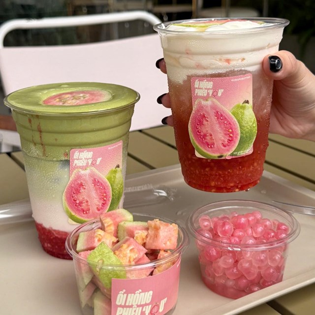 Ổi hồng: Sức hút mới trong bản đồ trà trái cây hiện đại - Ảnh 1