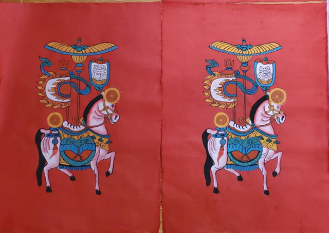 Tranh Bạch M&atilde;, l&agrave;ng Tranh Kim Ho&agrave;ng