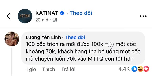 Thương hiệu đồ uống KATINAT tr&#237;ch 1.000đ tr&#234;n mỗi ly nước b&#225;n ra ủng hộ miền Bắc b&#227;o lũ - Ảnh 2