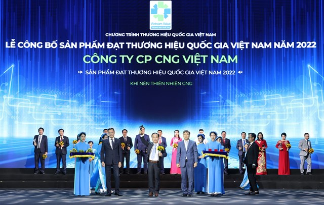 C&ocirc;ng ty CP CNG Việt Nam nhận vinh danh Thương hiệu quốc gia Việt Nam năm 2022