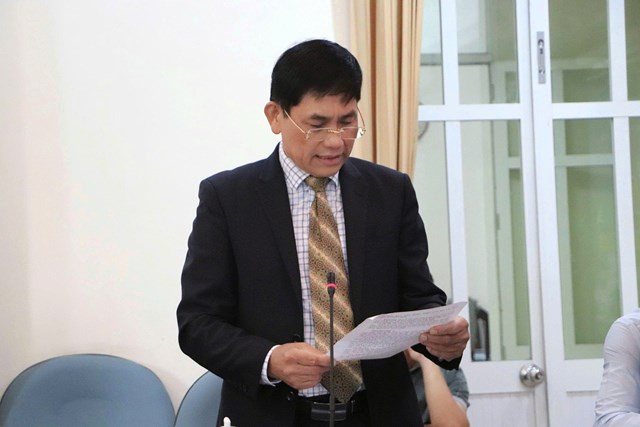 &Ocirc;ng Ho&agrave;ng Vĩnh Long &ndash; Chủ tịch Hiệp hội Ch&egrave; Việt Nam ph&aacute;t biểu khai mạc buổi lễ&nbsp;