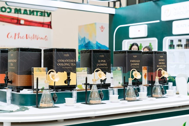 Nguyễn Phạm Group giới thiệu bộ tr&#224; hoa v&#224; matcha “nguy&#234;n liệu l&#224;nh” tại Caf&#233; Show 2025 - Ảnh 2