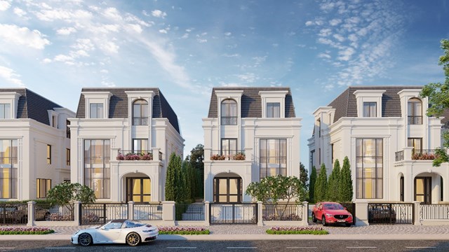 Biệt thự Thảo Vi&ecirc;n Villas được thiết kế theo phong c&aacute;ch Ho&agrave;ng Gia Anh mang lại cảm gi&aacute;c sang trọng v&agrave; đẳng cấp