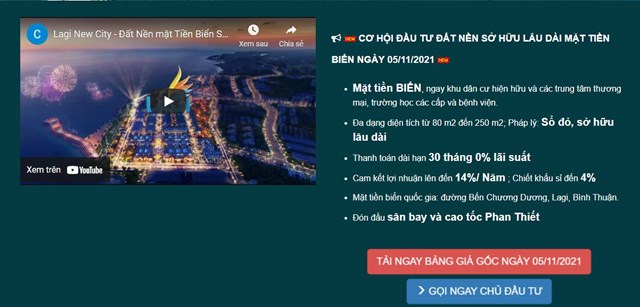 Cam kết lợi nhuận l&#234;n đến 14% v&#224; chiết khấu 10%, dự &#225;n Lagi New City B&#236;nh Thuận c&#243; đ&#225;ng để đầu tư? - Ảnh 1