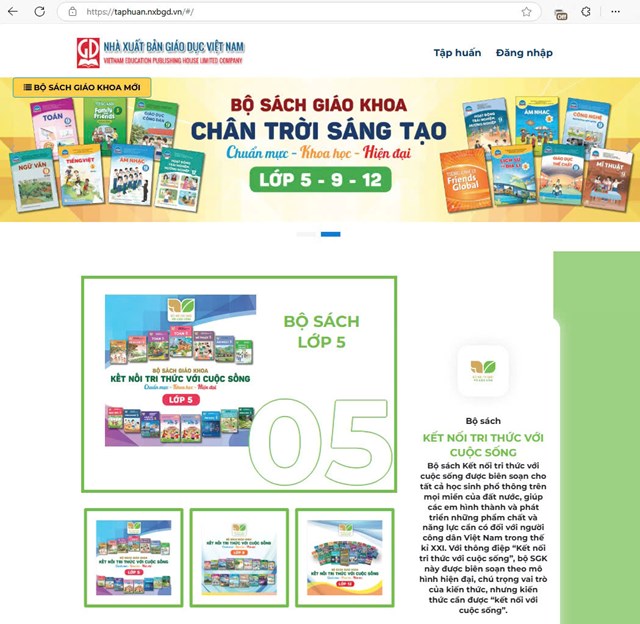 TH&#212;NG B&#193;O Về việc sử dụng s&#225;ch gi&#225;o khoa điện tử miễn ph&#237; của Nh&#224; xuất bản Gi&#225;o dục Việt Nam - Ảnh 1