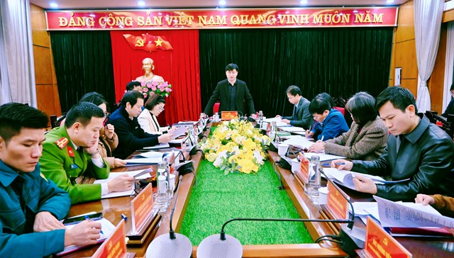 Phi&ecirc;n họp thường kỳ th&aacute;ng 1 năm 2026 của Ban Thường vụ Đảng ủy phường Vĩnh Ph&uacute;c