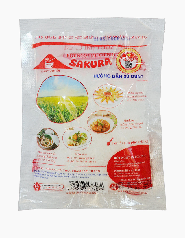 Bột ngọt Sakura