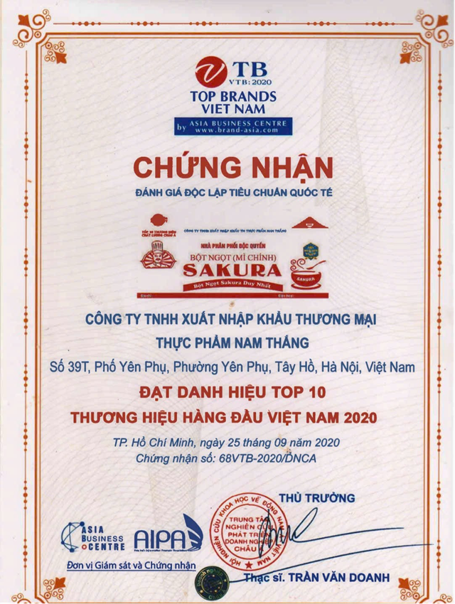 Nam Thắng đạt Top 10 Thương hiệu Uy t&#237;n Quốc gia 2025 - Ảnh 4