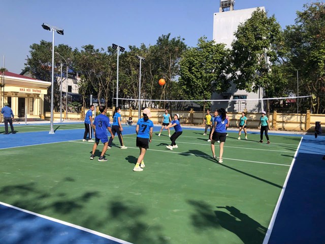 Người d&acirc;n x&atilde; t&iacute;ch cực tham gia c&aacute;c hoạt động thể thao, g&oacute;p phần n&acirc;ng cao sức khỏe v&agrave; đời sống văn h&oacute;a cộng đồng