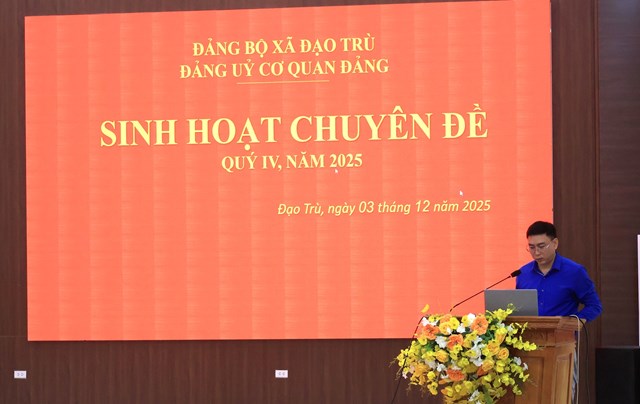Đảng ủy x&#227; Đạo Tr&#249;: N&#234;u cao tinh thần tự học, đ&#225;p ứng y&#234;u cầu trong t&#236;nh h&#236;nh mới - Ảnh 2