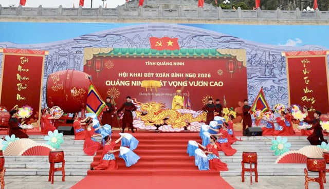Hội Khai b&uacute;t đầu Xu&acirc;n B&iacute;nh Ngọ 2026.