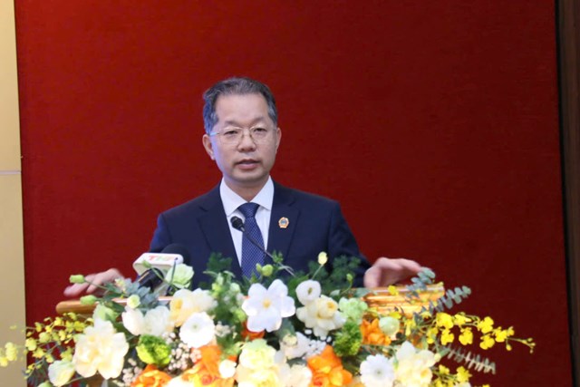 Ch&aacute;nh &aacute;n TAND tối cao Nguyễn Văn Quảng ph&aacute;t biểu chỉ đạo tại Hội nghị triển khai c&ocirc;ng t&aacute;c T&ograve;a &aacute;n năm 2026. &nbsp;