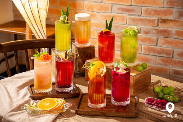 Nhiều đồ uống được pha chế và trang trí sáng tạo thu hút người dùng