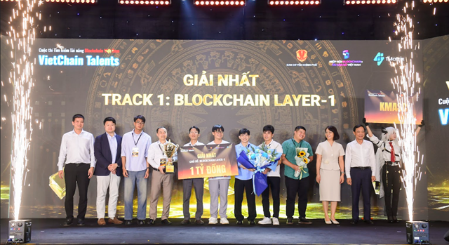 Giải Nhất Chủ đề Blockchan Layer-1 đ&atilde; xướng t&ecirc;n KMASC với dự &aacute;n N&ecirc;̀n tảng Quản lý Văn bằng Chứng chỉ Qu&ocirc;́c gia &nbsp;