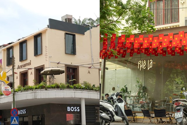Cả hai qu&aacute;n c&agrave; ph&ecirc; ANNAMOI (46 Tr&agrave;ng Tiền) v&agrave; Ph&ecirc; La - T&ocirc;ng Đản (25 T&ocirc;ng Đản) đều c&oacute; g&oacute;c nh&igrave;n bao qu&aacute;t khung cảnh ph&iacute;a Hồ Gươm v&agrave; Nh&agrave; h&aacute;t Lớn. &nbsp;