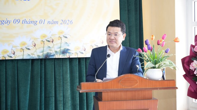 Ph&oacute; Chủ tịch UBND th&agrave;nh phố Ho&agrave;ng Hải Minh ph&aacute;t biểu chỉ đạo tại hội nghị