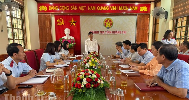 Thanh tra tỉnh Quảng Trị - Ảnh: CTV