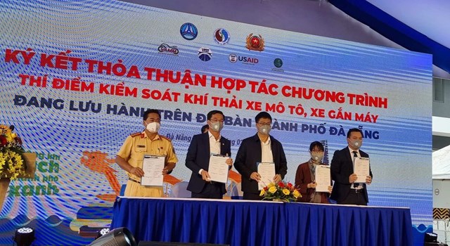 Đ&#224; Nẵng khởi động chương tr&#236;nh th&#237; điểm kiểm so&#225;t kh&#237; thải xe m&#244; t&#244;, xe gắn m&#225;y - Ảnh 1