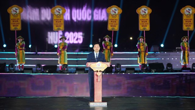 Ph&oacute; Thủ tướng Ch&iacute;nh phủ Mai Văn Ch&iacute;nh ph&aacute;t biểu tại Lễ khai mạc Năm Du lịch quốc gia 2025