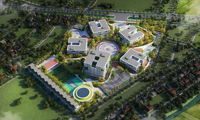 Phối cảnh Tổ hợp gi&aacute;o dục FPT Huế