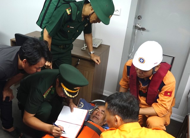 Bệnh nh&acirc;n được tiếp nhận, cấp cứu kịp thời.