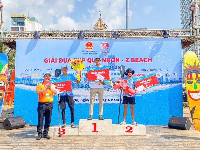 Sôi động Giải đua SUP Quy Nhơn – Zbeach lần thứ I năm 2026 - Ảnh 2